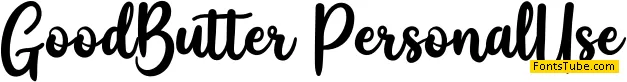 Good Butter Font