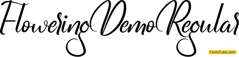 Flowering Demo Font