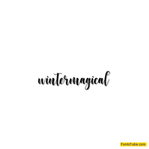 WinterMagical Font