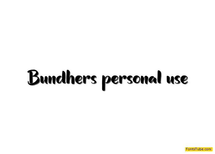 Bundhers Font