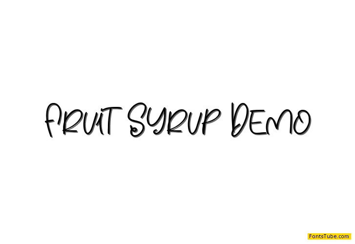 Fruit Syrup