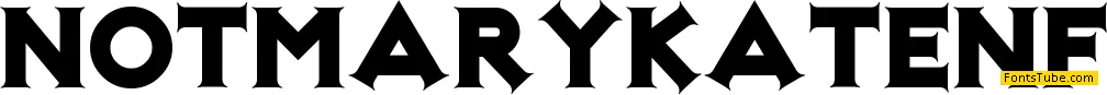 Not Mary Kate NF Font