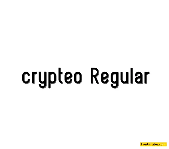 crypteo Font