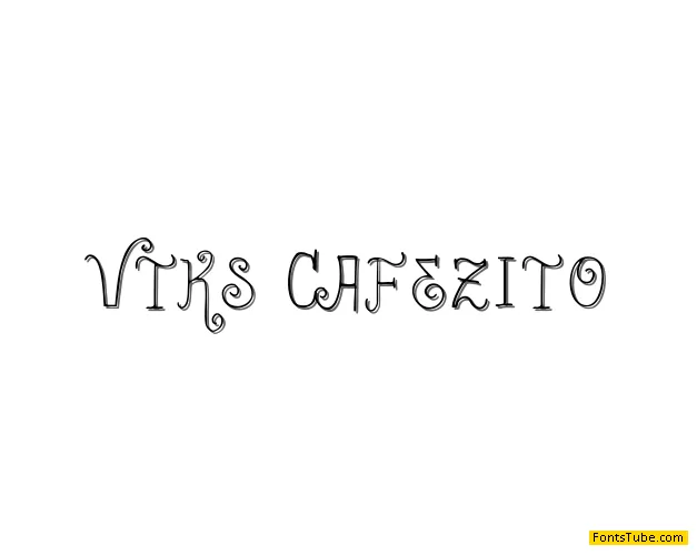 Vtks Cafezito Font