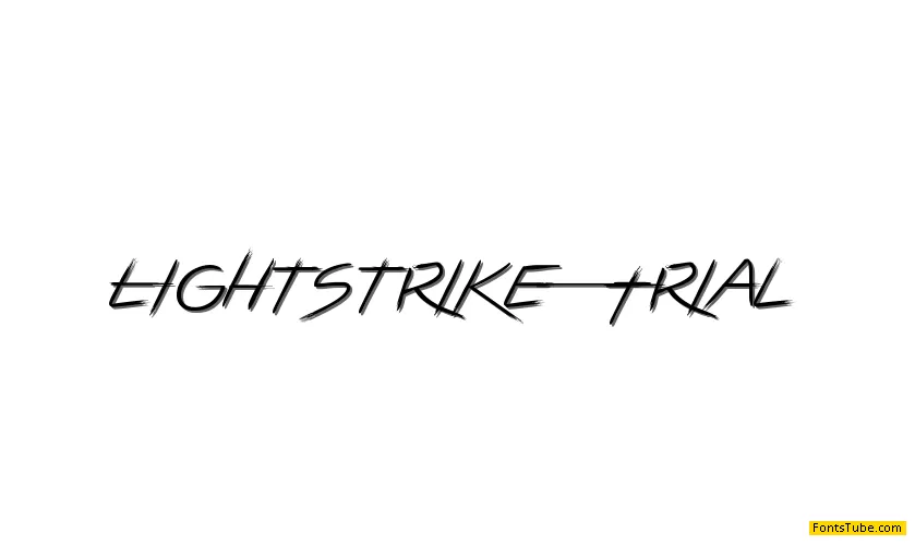 LIGHTSTRIKE Font