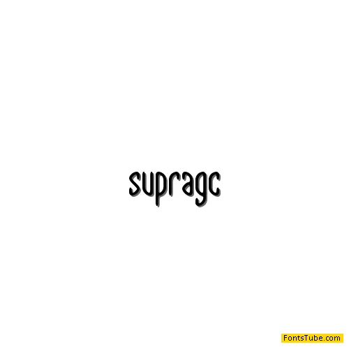 Supra Genius BRK Font Family
