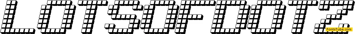 LotsOfDotz Font