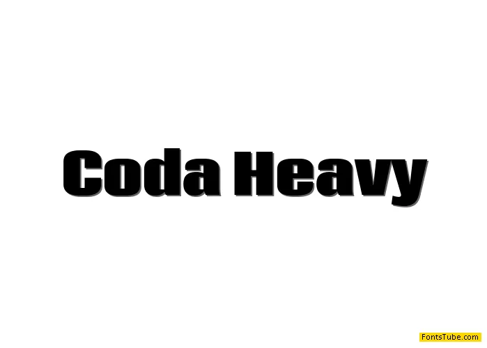 Coda Font Family