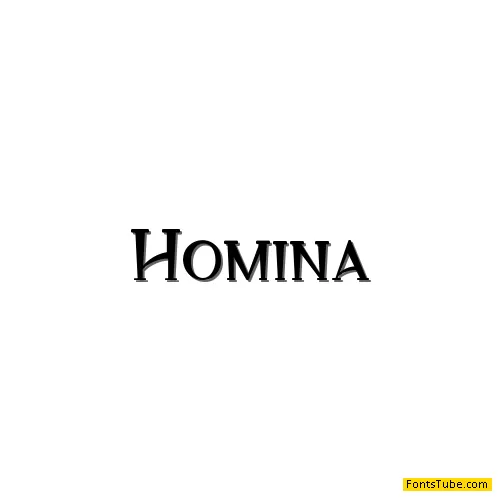 HOMINA Font