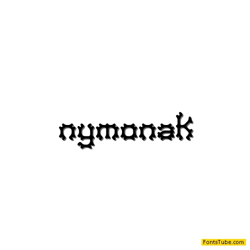 Nymonak BRK Font
