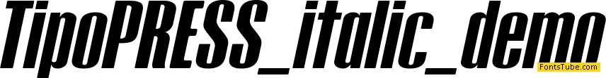 Tipo PRESS Font Family
