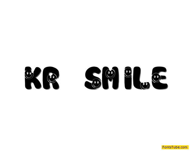 KR Smile Font