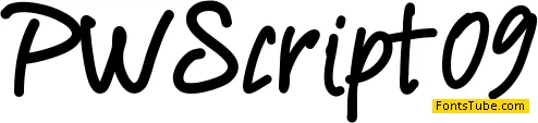 PWScript09 Font