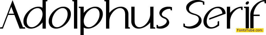 Adolphus Serif Font