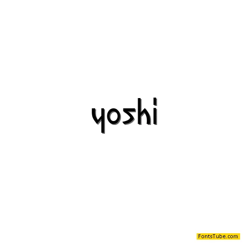 Yoshitoshi Font Family