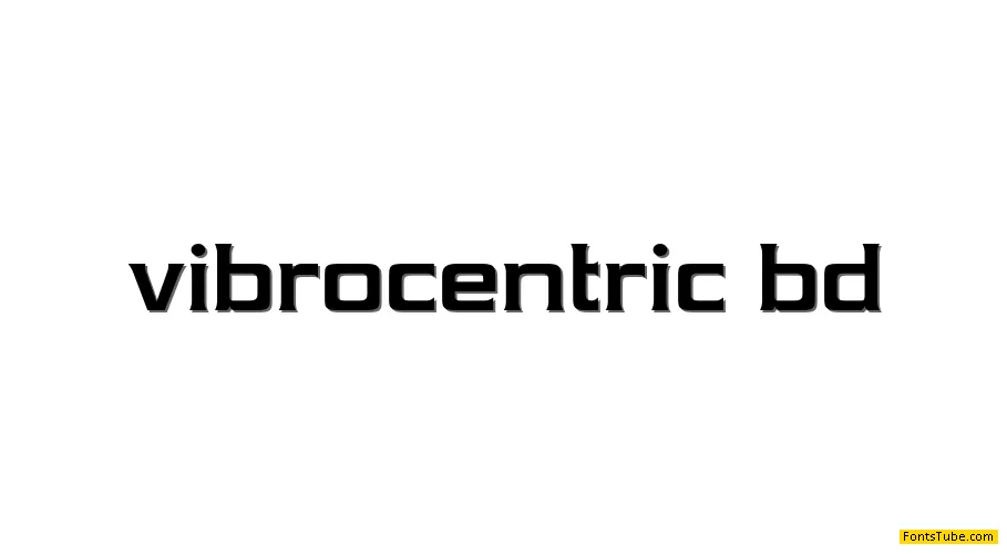Vibrocentric Font Family