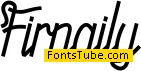 Firnaily Font