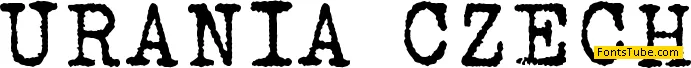 Urania Czech Font