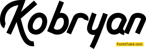 Kobryan Font