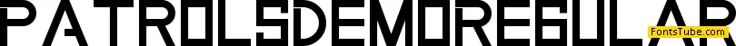 Patrols Demo Font
