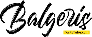 Balgeris Font
