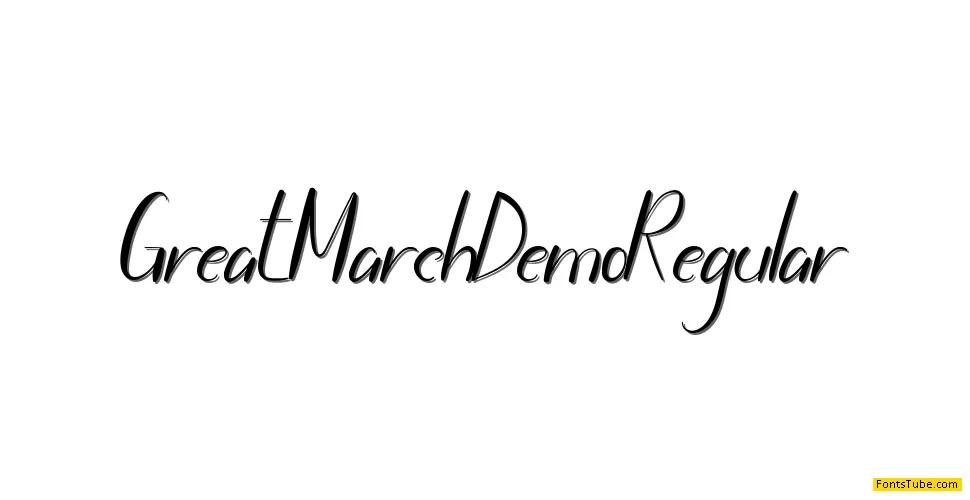 Great March Demo Font