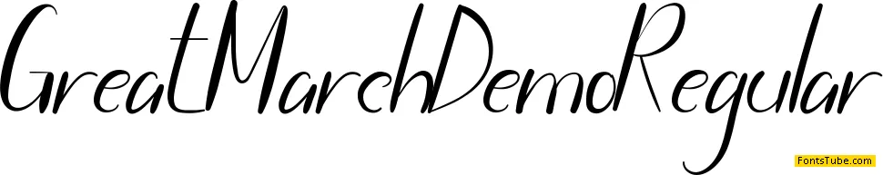 Great March Demo Font