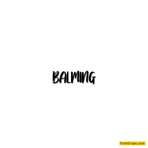 Balming Font