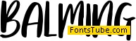 Balming Font