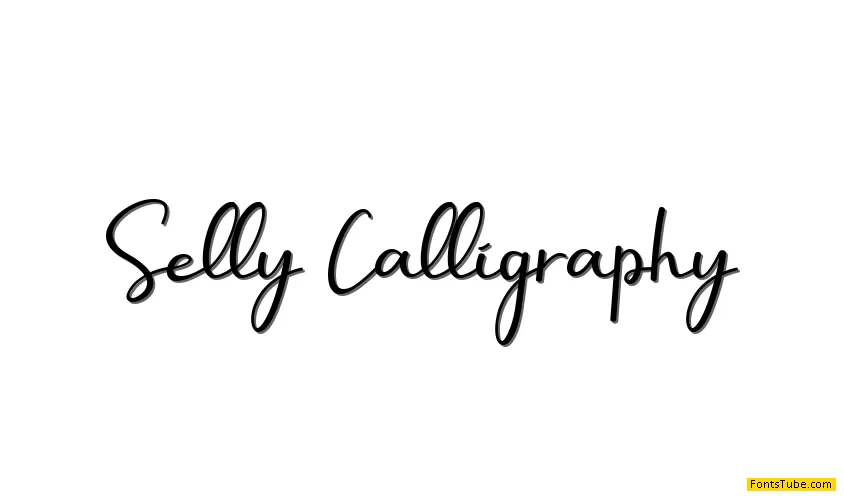 Selly Calligraphy Font