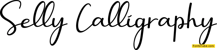 Selly Calligraphy Font