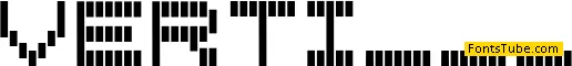 Vertical Tuning Font