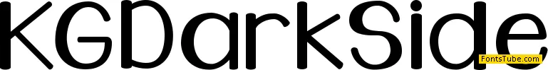 KG Dark Side Font