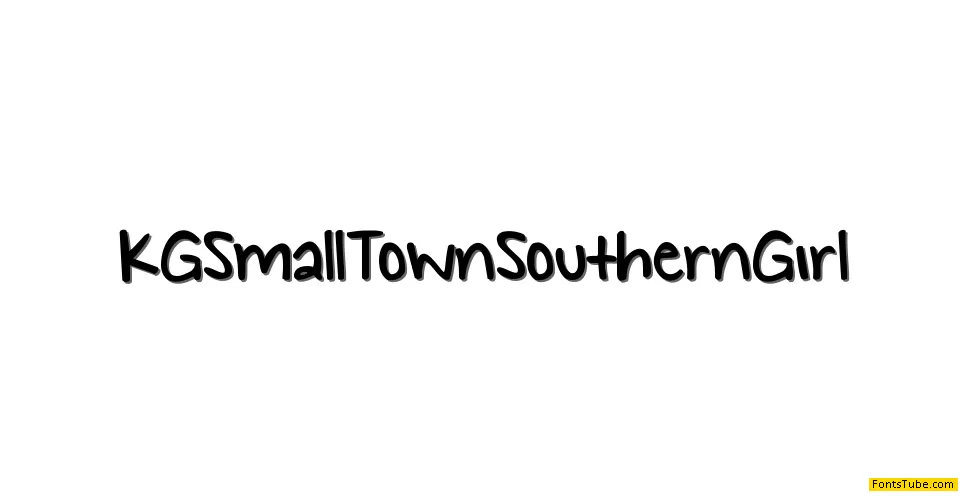 KG Small Town Southern Girl Font
