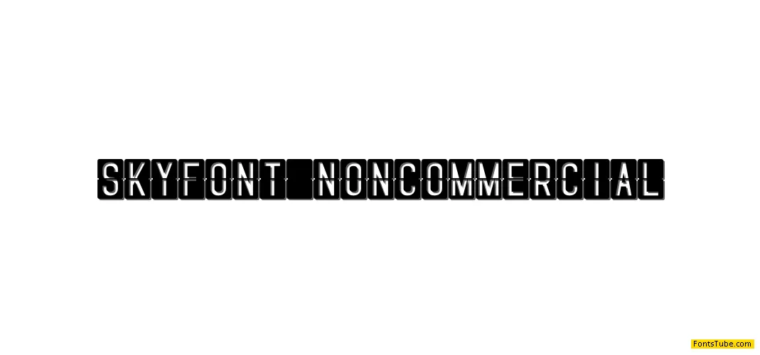 Skyfont Font