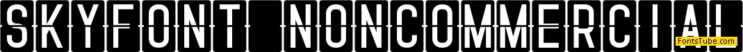 Skyfont Font