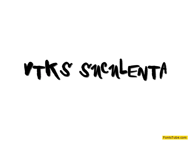 Vtks Suculenta Font