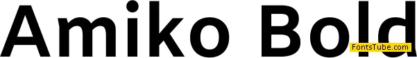 Amiko Font Family