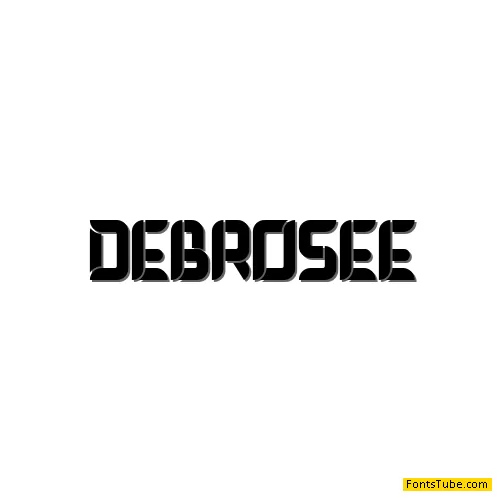 DEBROSEE Font
