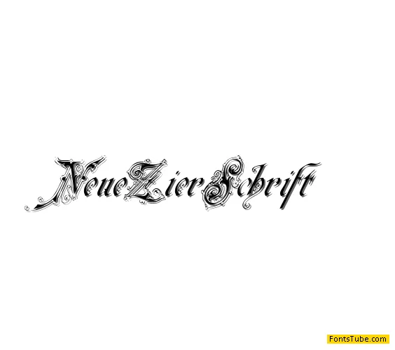 Neue Zier Schrift Font