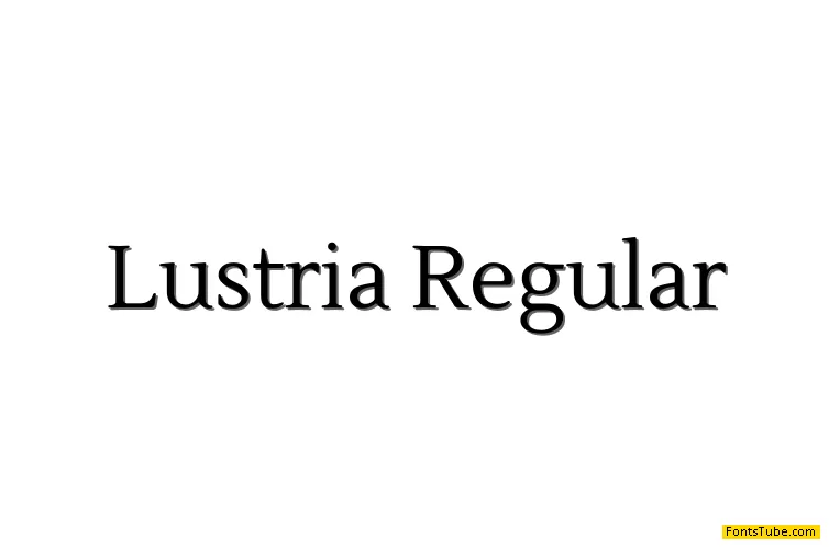 Lustria Font