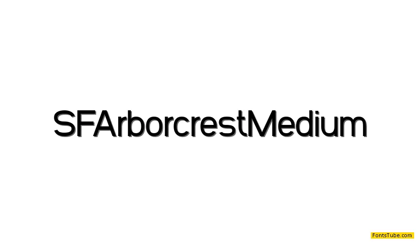 SF Arborcrest Font Family