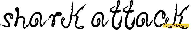 Shark Attack Font
