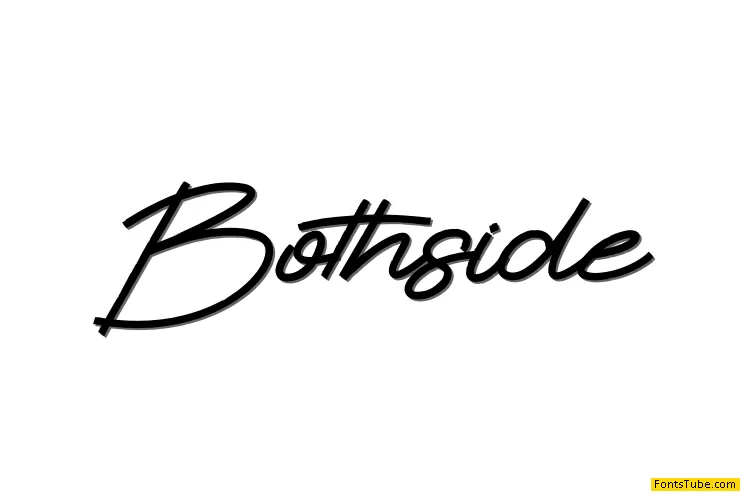 Bothside Font