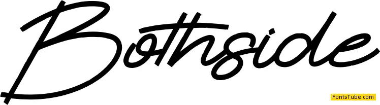 Bothside Font