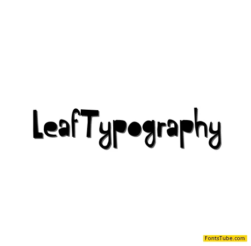 Leaf Typography
