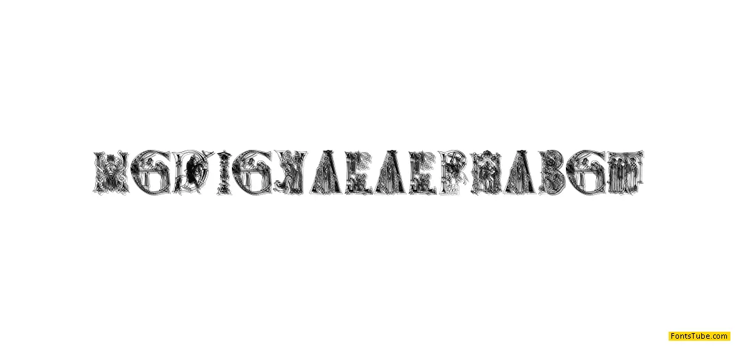 MedievalAlphabet Font