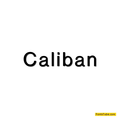 Caliban Font