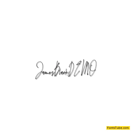 James Black Font