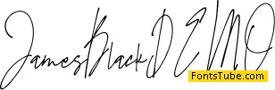 James Black Font